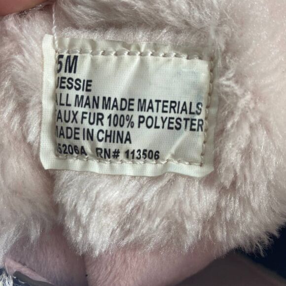 Khombu Pink Brown Tall Zip Winter Boot Girls 5 - Picture 5 of 6